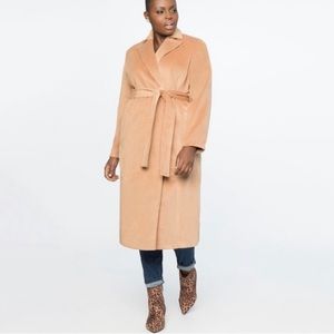 NWT Eloquii Tie Waist Wrap Winter Trench Coat